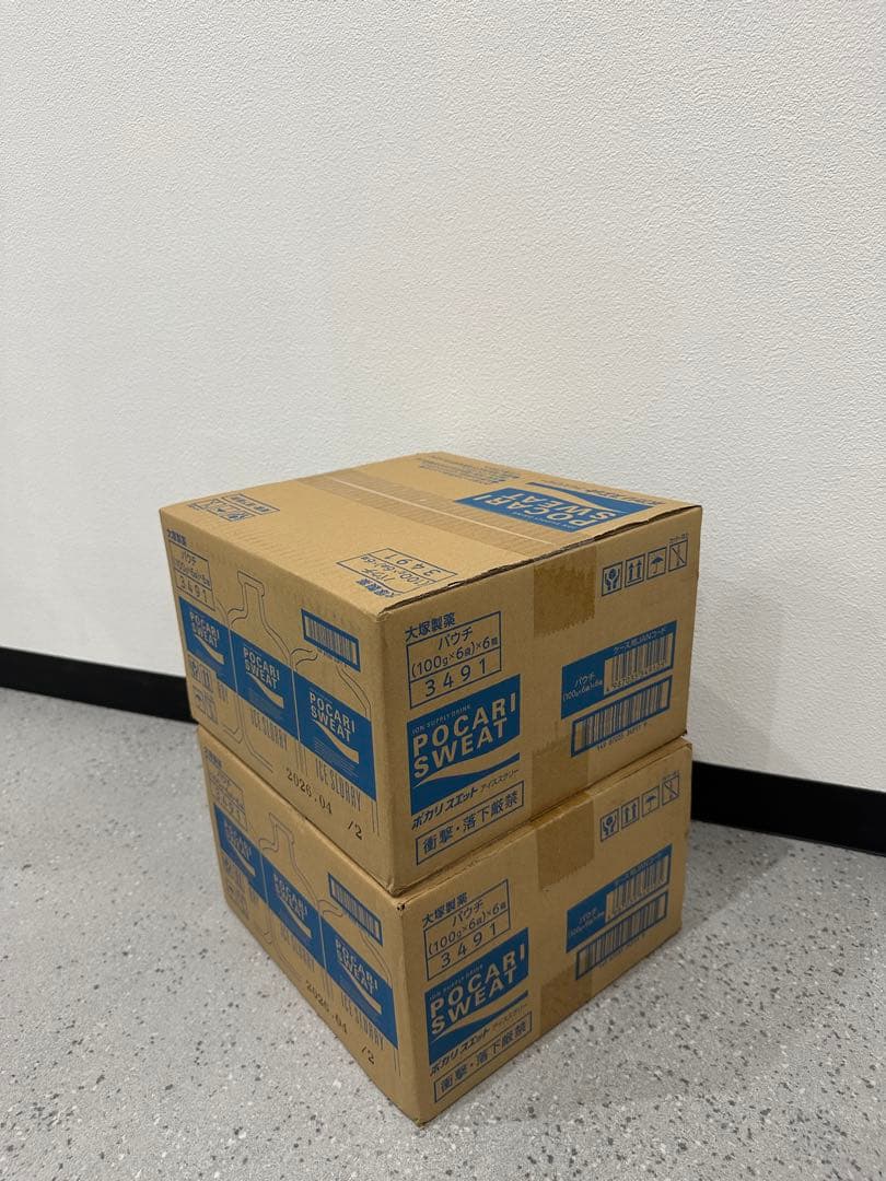 【まとめ買い】アイススラリー　ポカリスエット　2ケース