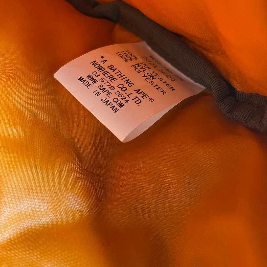 ポーター タンカー アベイシングエイプ コラボ カモフラ ドラムバッグ