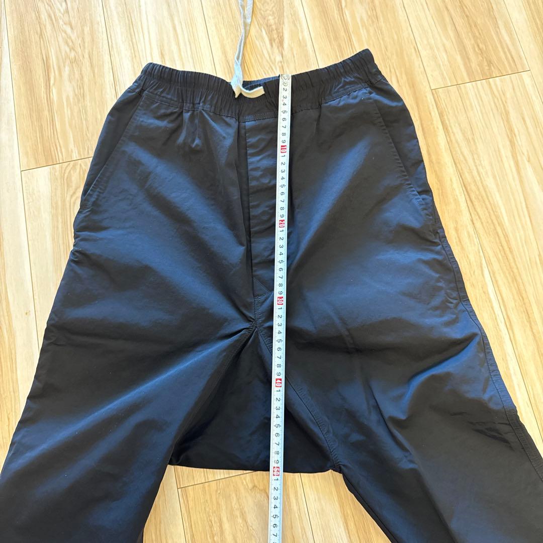 リックオウエンス ダークシャドウ サルエルパンツ ナイロン 黒 XS