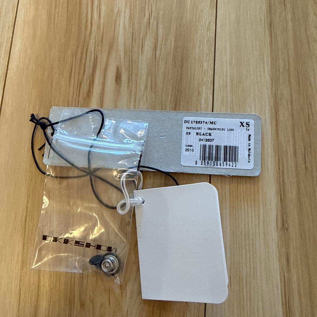 リックオウエンス ダークシャドウ サルエルパンツ ナイロン 黒 XS