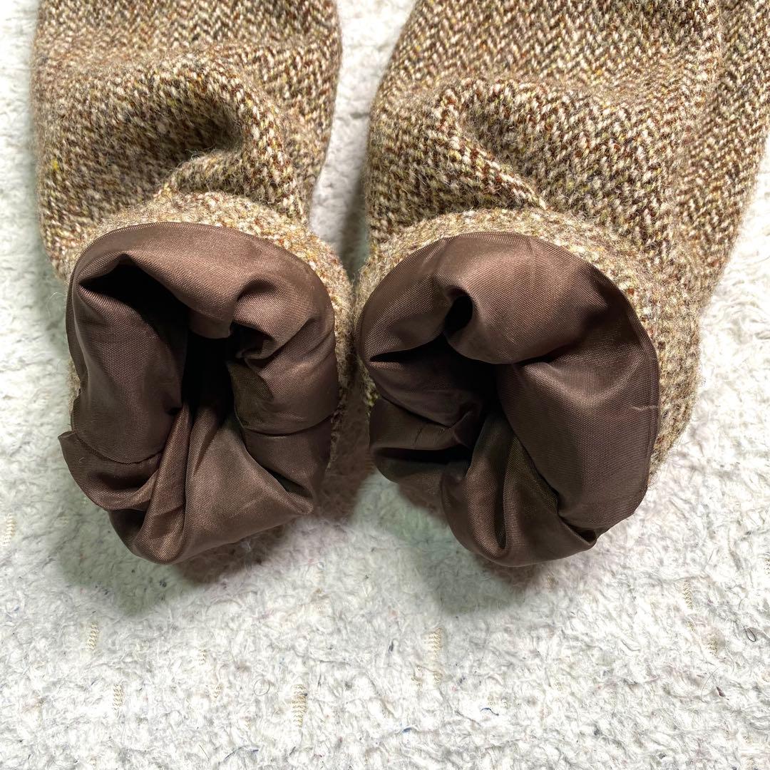 良品✨ハリスツイード テーラード くるみボタン ヘリンボーン Alexandre