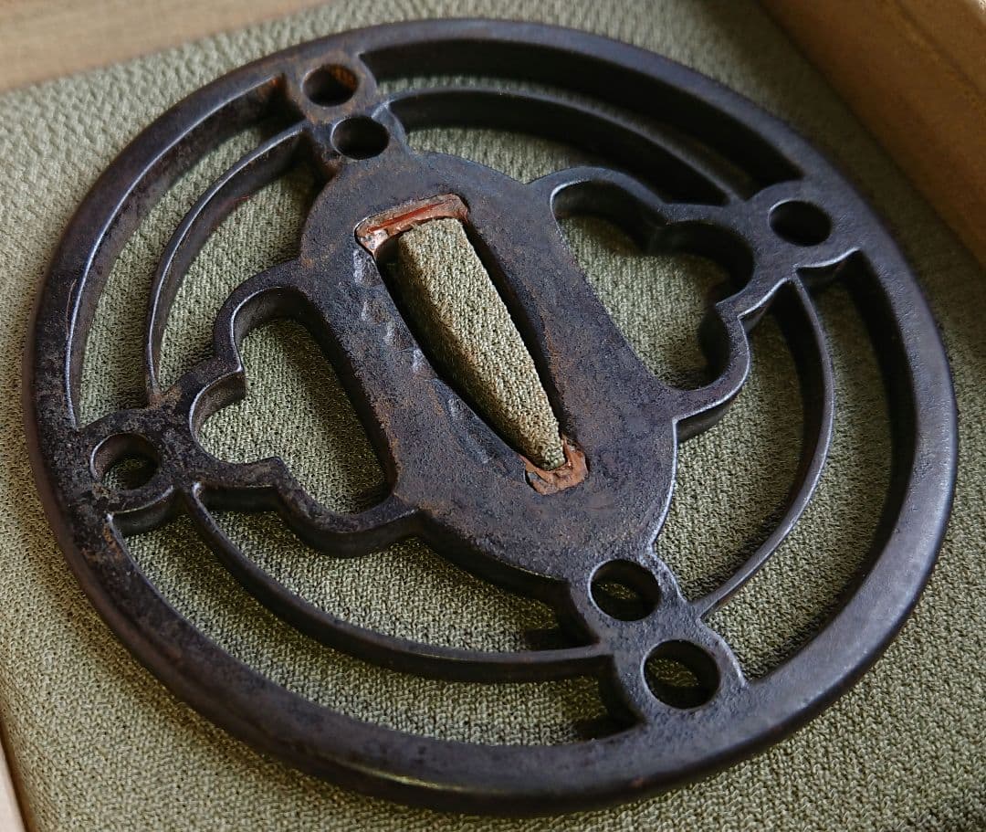 稀少 江戸後期 日本刀 刀鍔