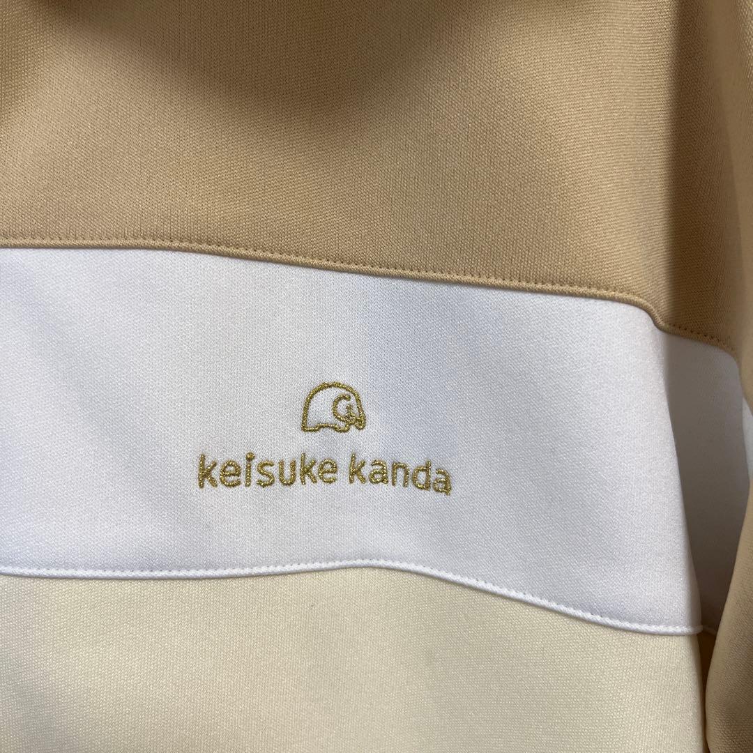 keisuke kanda ジャージミーツマスク ジャージ上　ベージュ/ホワイト