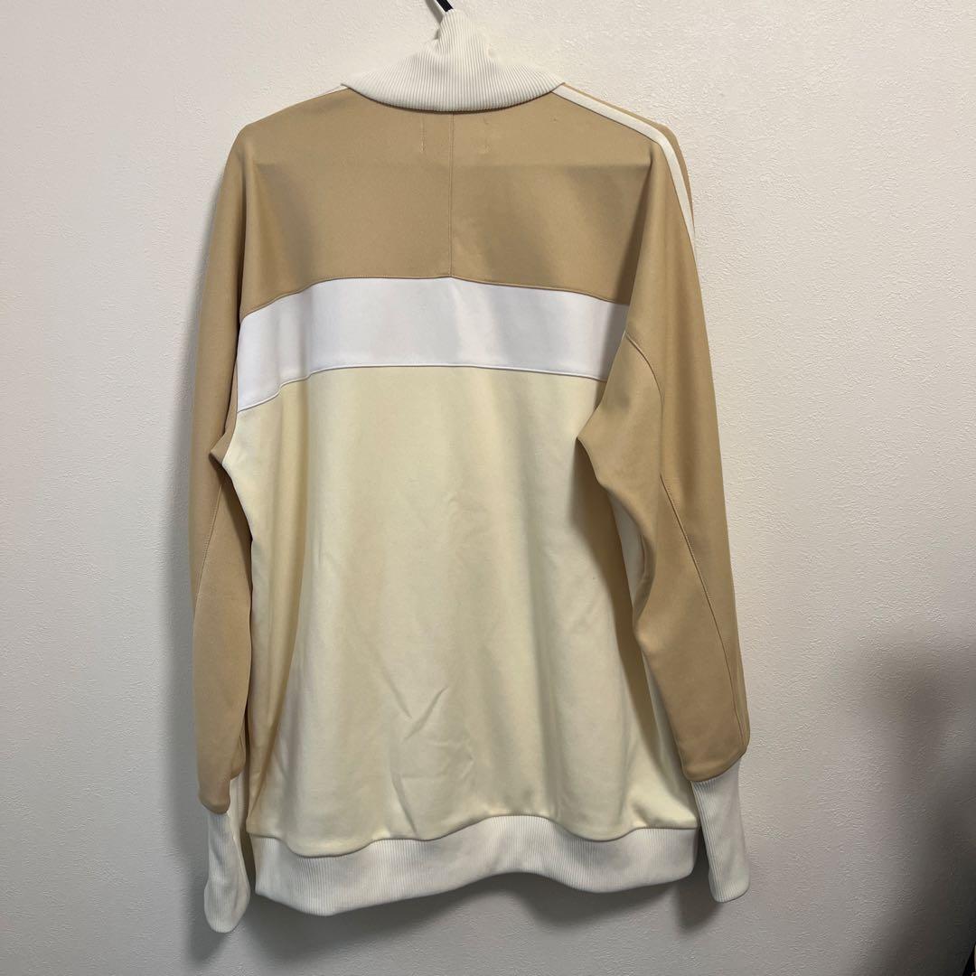 keisuke kanda ジャージミーツマスク ジャージ上　ベージュ/ホワイト