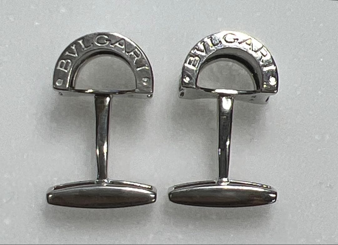 BVLGARI　ブルガリ　カフリンクス　ビーゼロワン　シルバー925　 箱付き