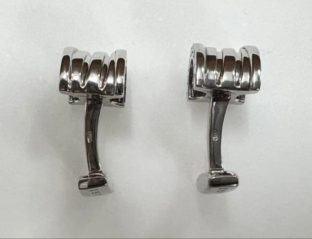 BVLGARI　ブルガリ　カフリンクス　ビーゼロワン　シルバー925　 箱付き