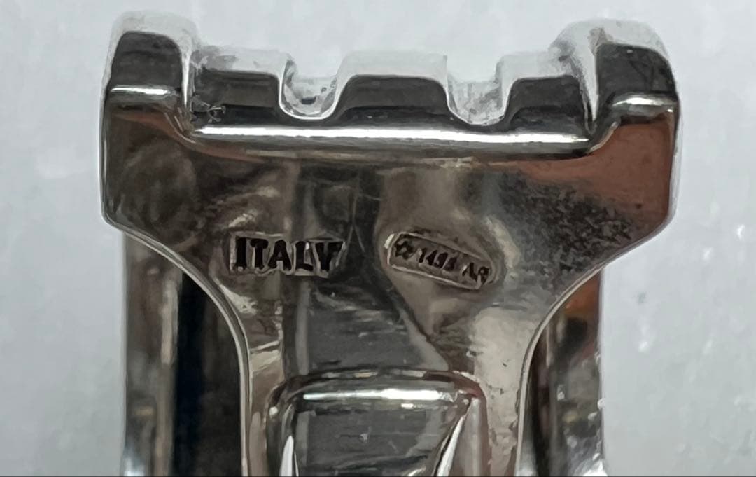 BVLGARI　ブルガリ　カフリンクス　ビーゼロワン　シルバー925　 箱付き