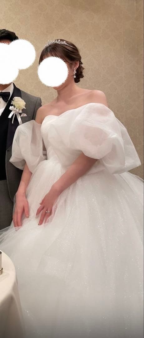 YNSウェディングドレス3点セット