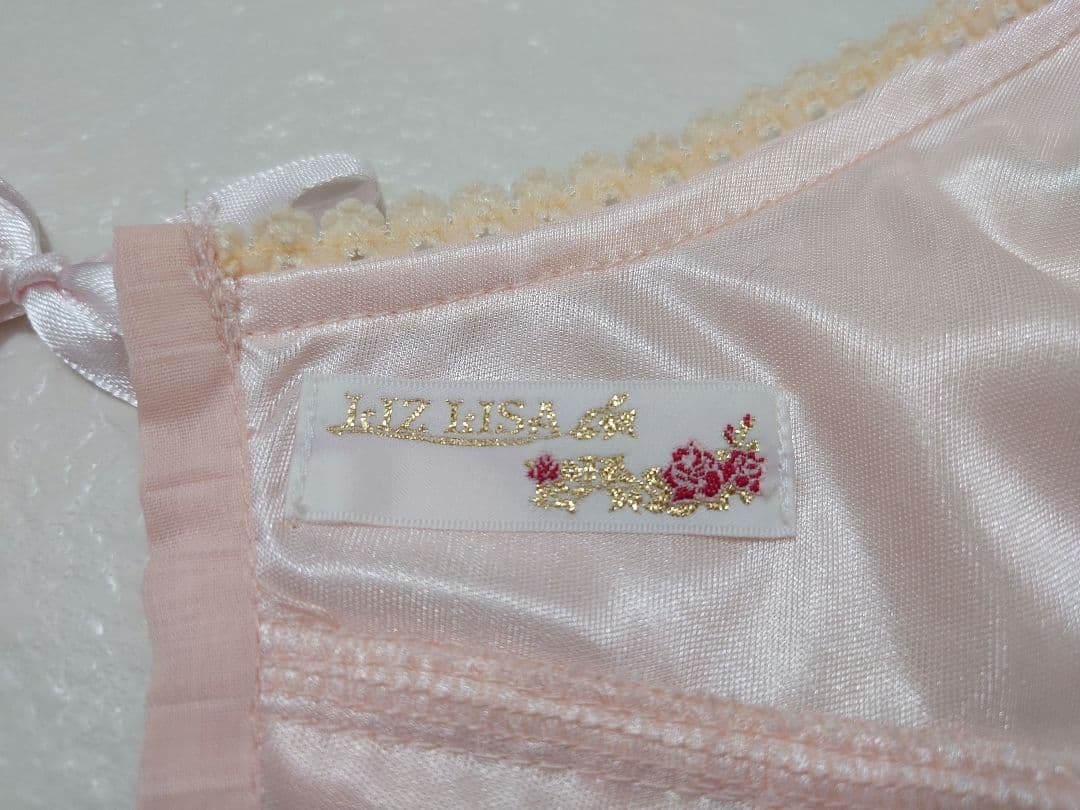 2000s 希少 LIZLISA コーラルピンク シフォンフリルチュニック