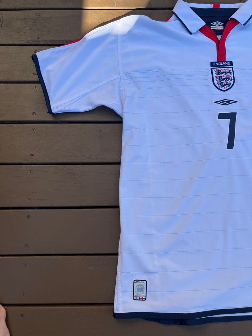 イングランド代表 03-05 ホーム ベッカム ユニフォーム #7 リバーシブル