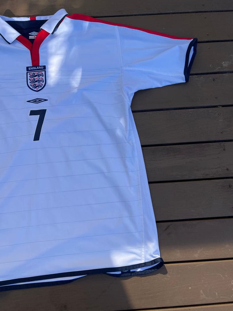 イングランド代表 03-05 ホーム ベッカム ユニフォーム #7 リバーシブル