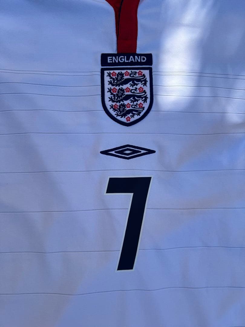 イングランド代表 03-05 ホーム ベッカム ユニフォーム #7 リバーシブル