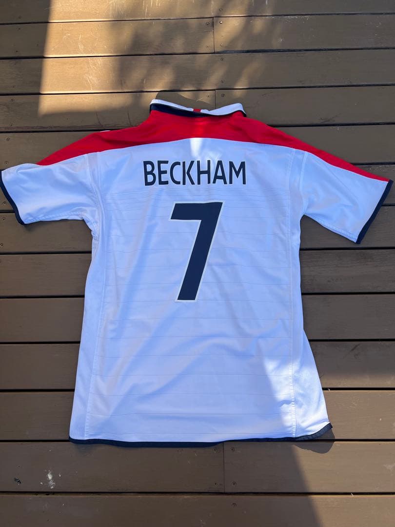 イングランド代表 03-05 ホーム ベッカム ユニフォーム #7 リバーシブル