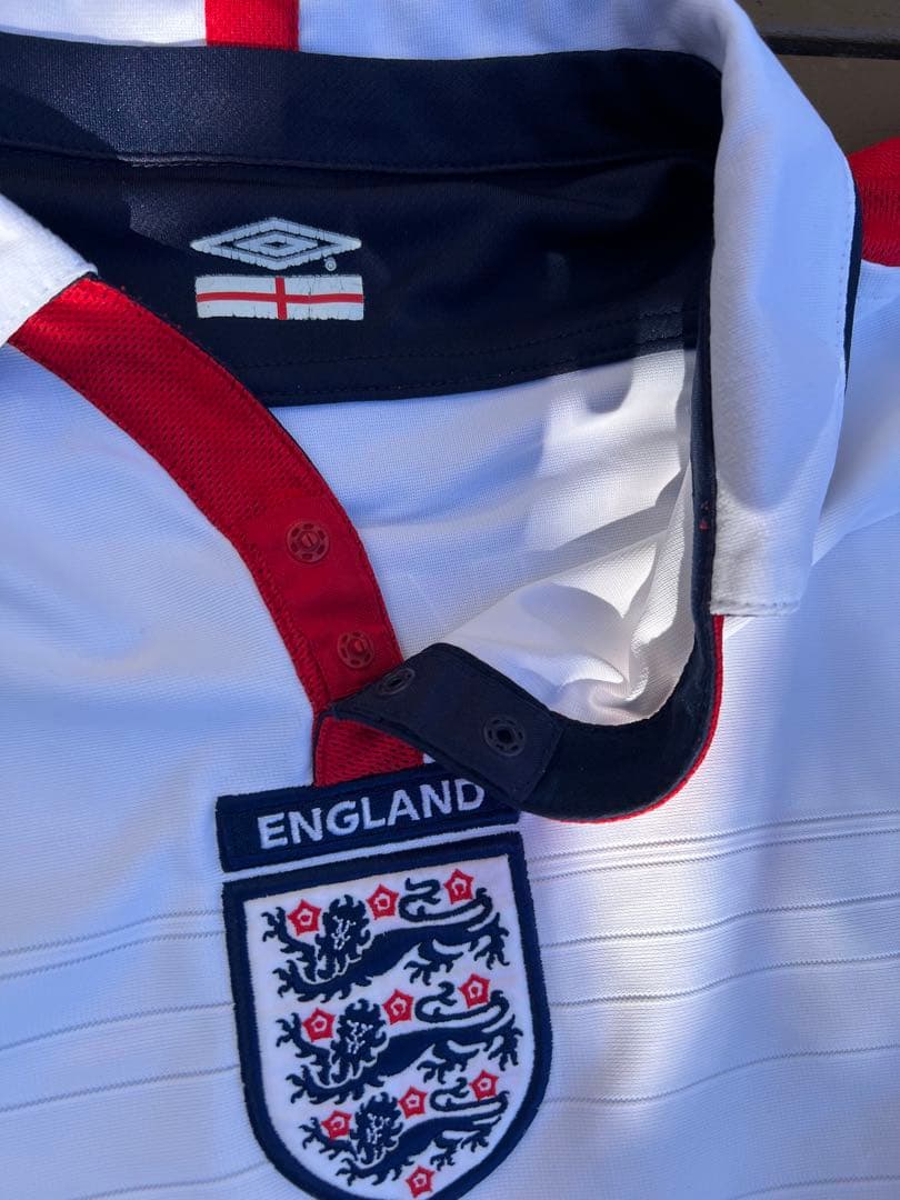 イングランド代表 03-05 ホーム ベッカム ユニフォーム #7 リバーシブル