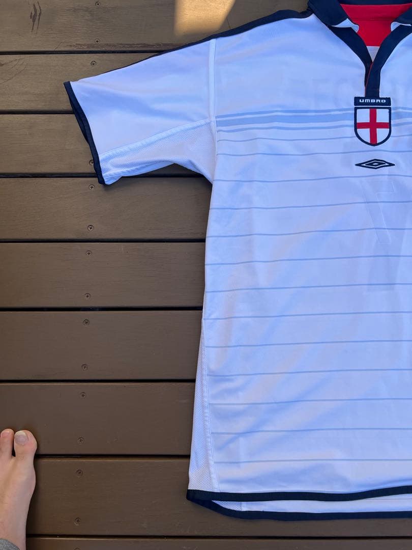 イングランド代表 03-05 ホーム ベッカム ユニフォーム #7 リバーシブル