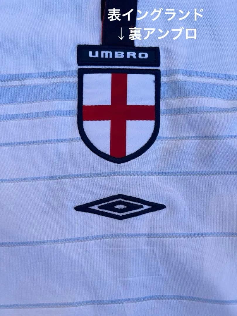 イングランド代表 03-05 ホーム ベッカム ユニフォーム #7 リバーシブル