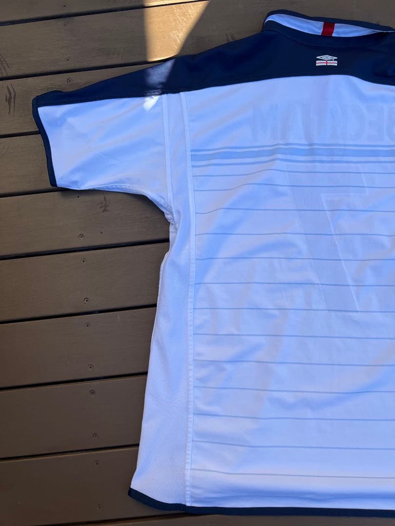 イングランド代表 03-05 ホーム ベッカム ユニフォーム #7 リバーシブル