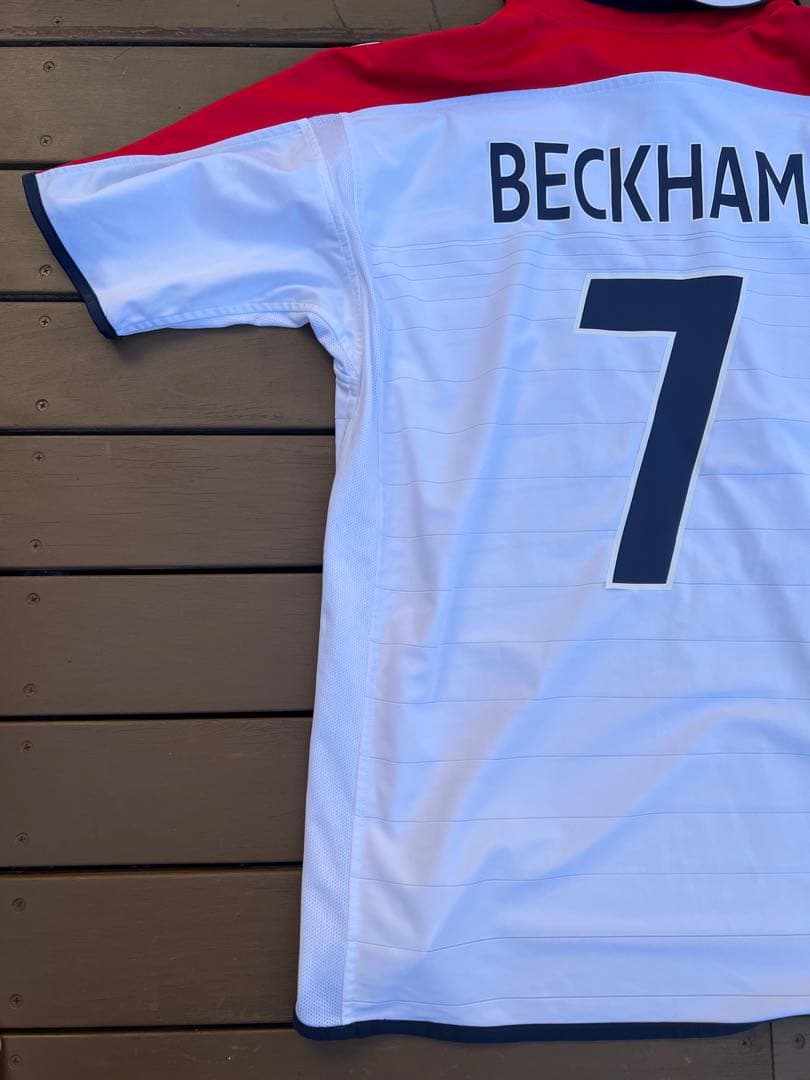 イングランド代表 03-05 ホーム ベッカム ユニフォーム #7 リバーシブル