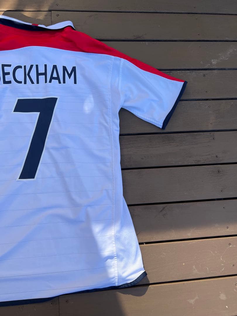 イングランド代表 03-05 ホーム ベッカム ユニフォーム #7 リバーシブル