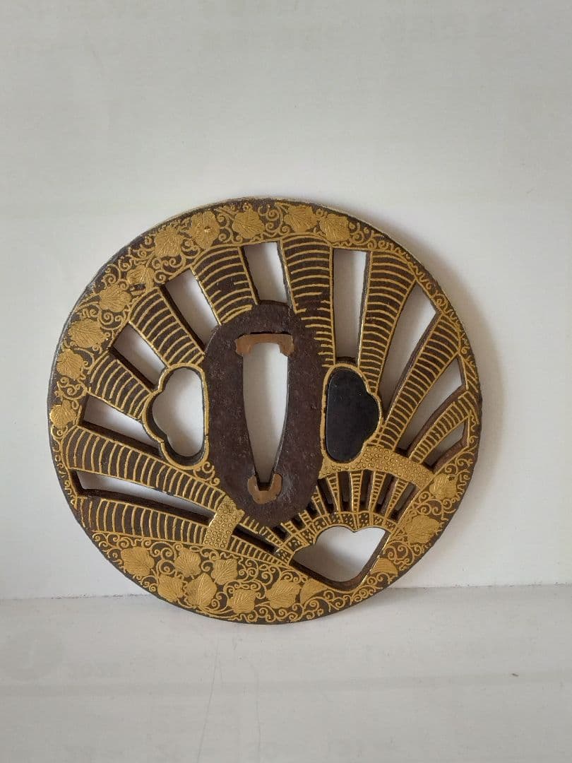 骨董　鍔　阿波正阿弥