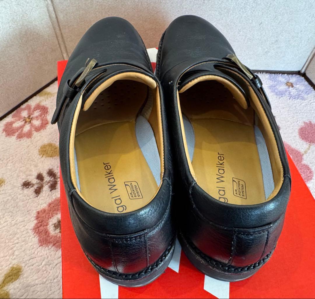 Regal Walker ブラックレザーシューズ25.5cm