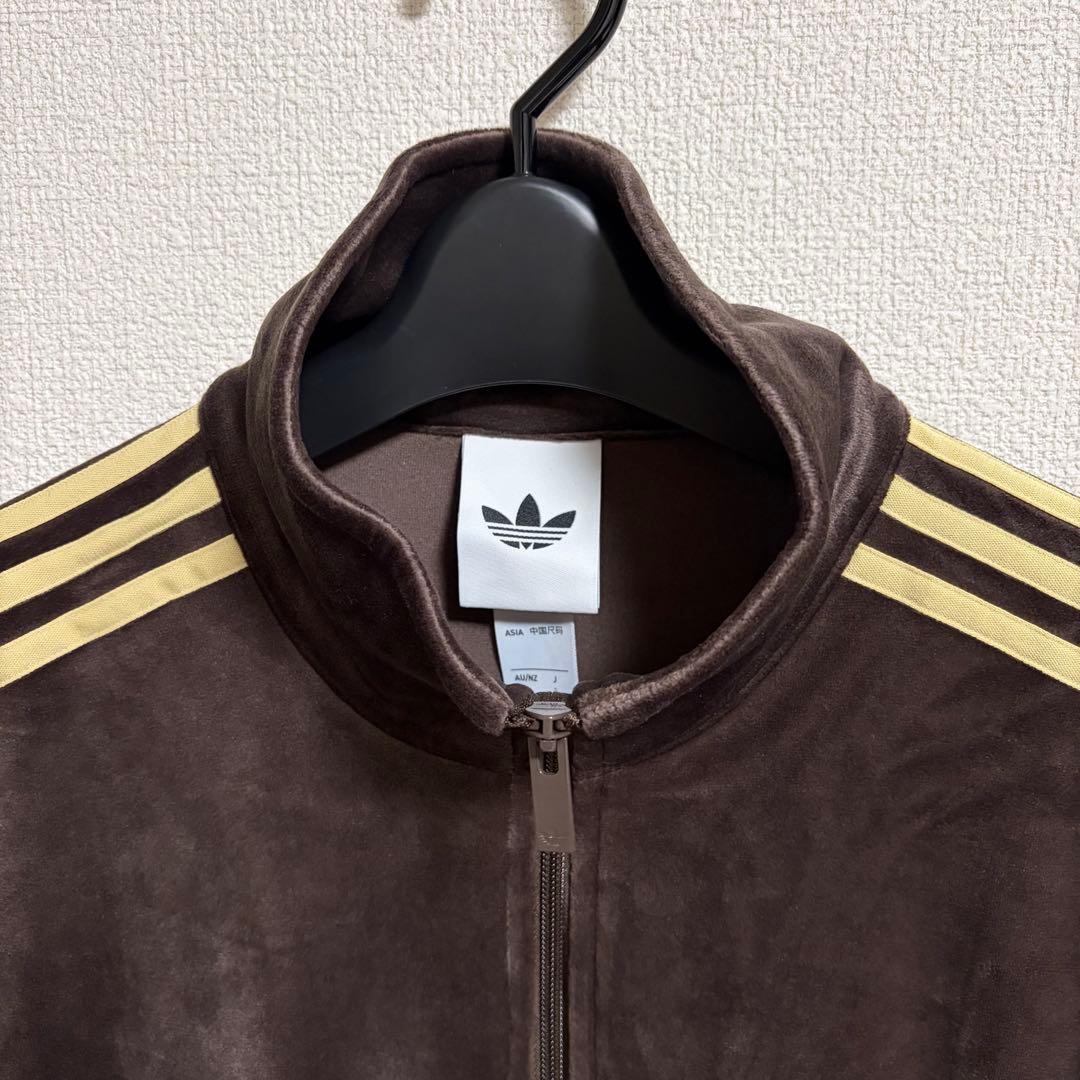 アディダス ファイヤーバード トラックトップ ベロアジャケット