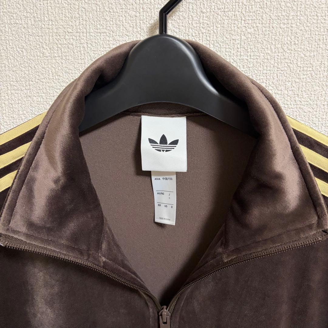 アディダス ファイヤーバード トラックトップ ベロアジャケット