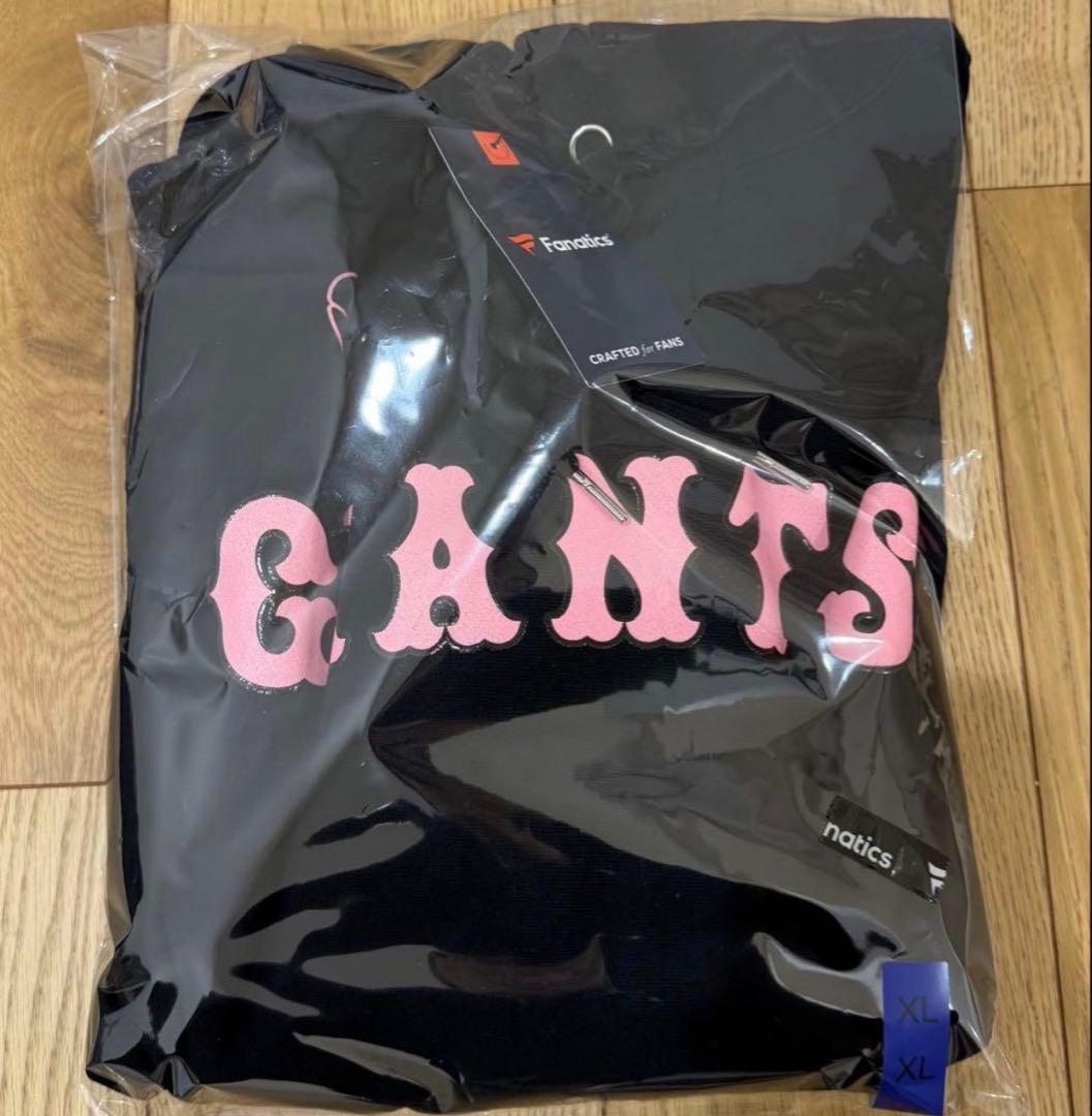 読売ジャイアンツ×BLACKPINK ブラック ロゴ フーディー XLサイズ