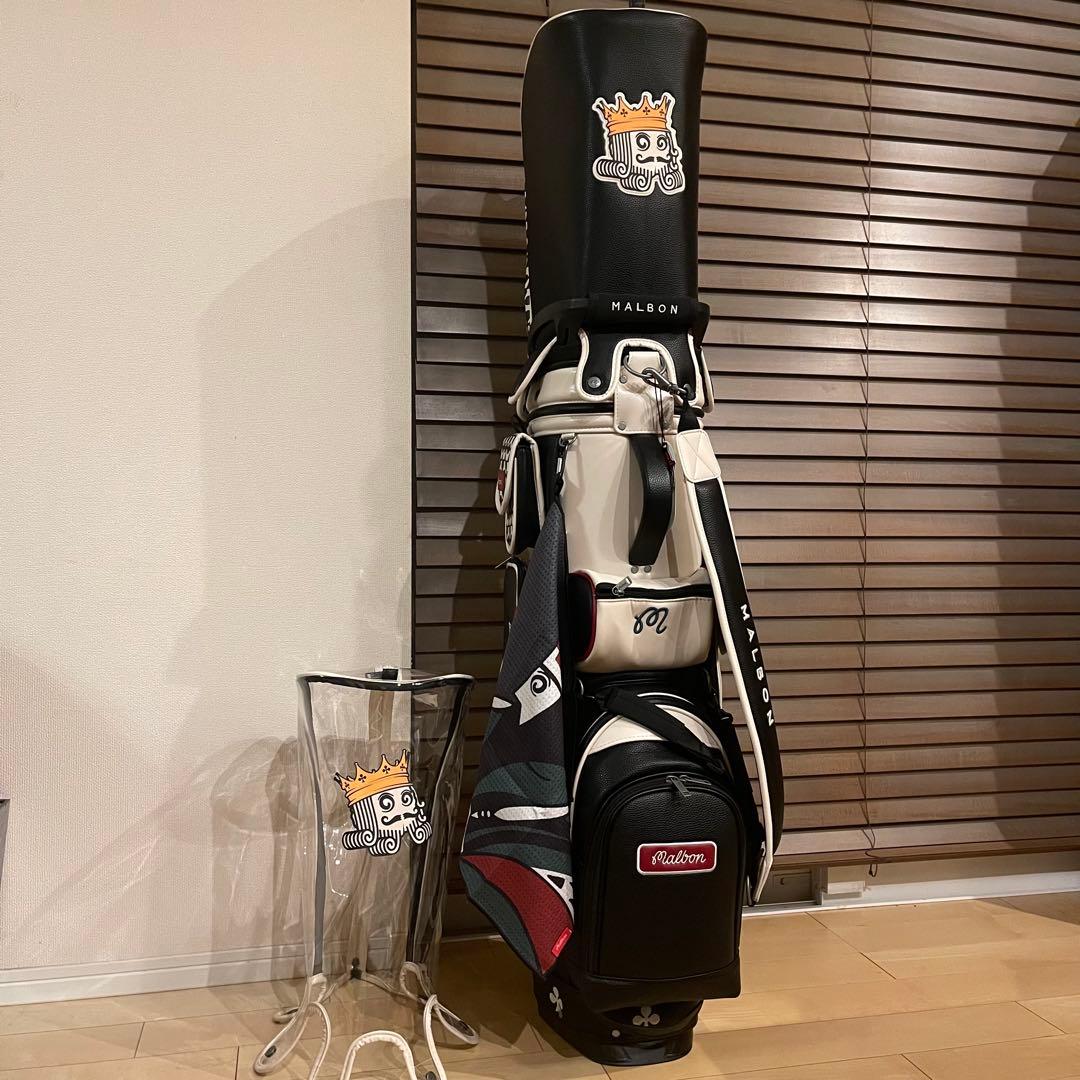 や*ん様 即発送 25新作 MALBON マルボンゴルフ キャディバッグ KIN