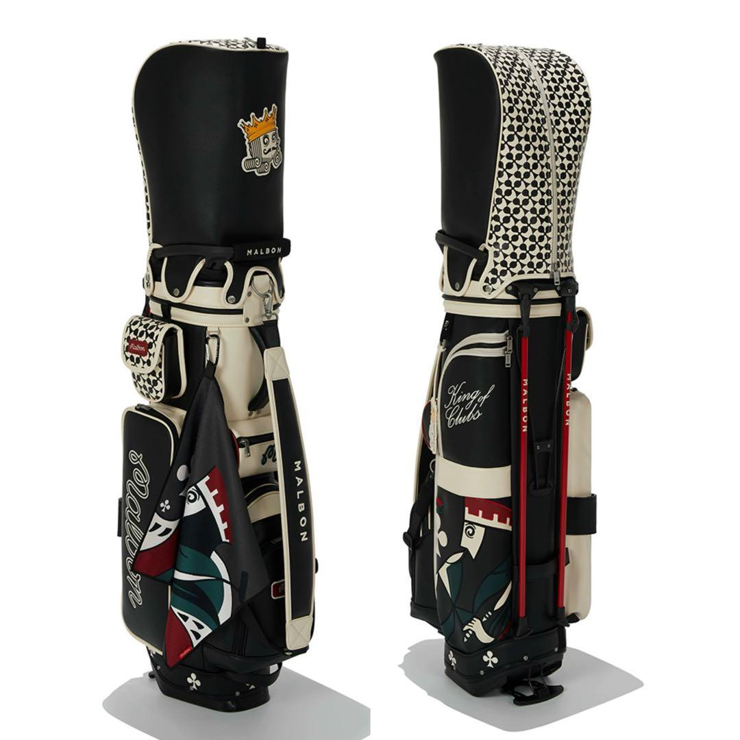 や*ん様 即発送 25新作 MALBON マルボンゴルフ キャディバッグ KIN