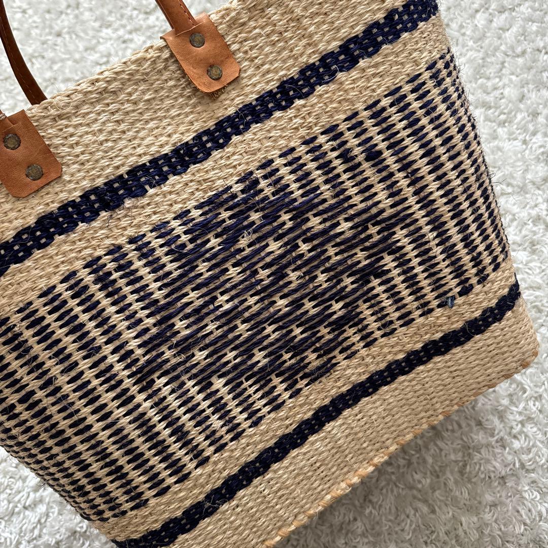 新品未使用バナーバレットカゴバックタグ付ネイビー