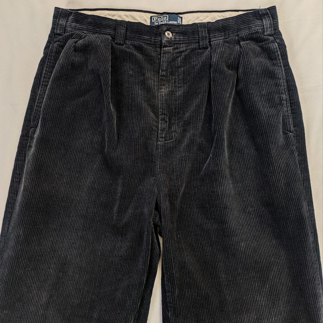 ポロ ラルフローレン　コーデュロイパンツ　黒　w36　コーズ　ANDREW