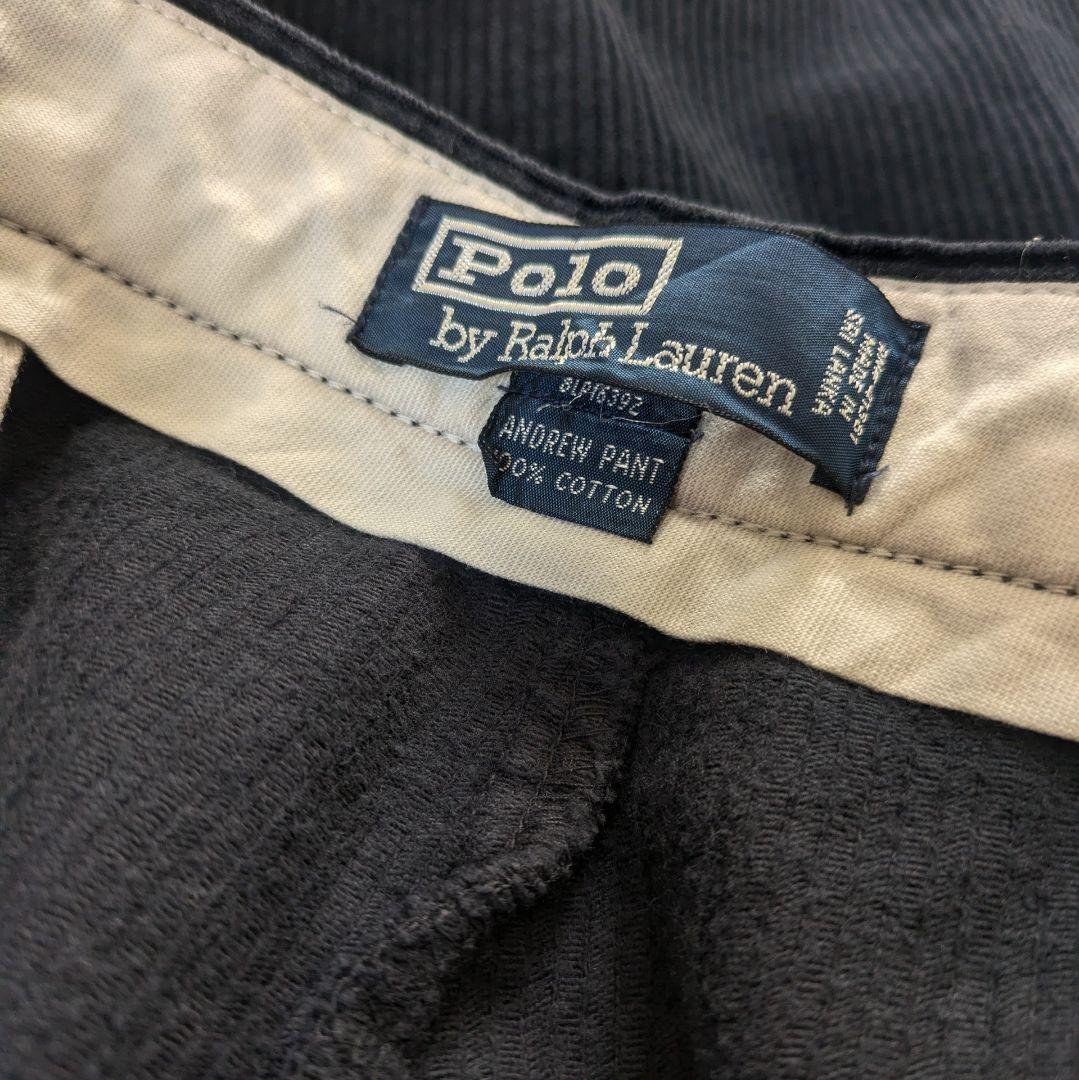 ポロ ラルフローレン　コーデュロイパンツ　黒　w36　コーズ　ANDREW