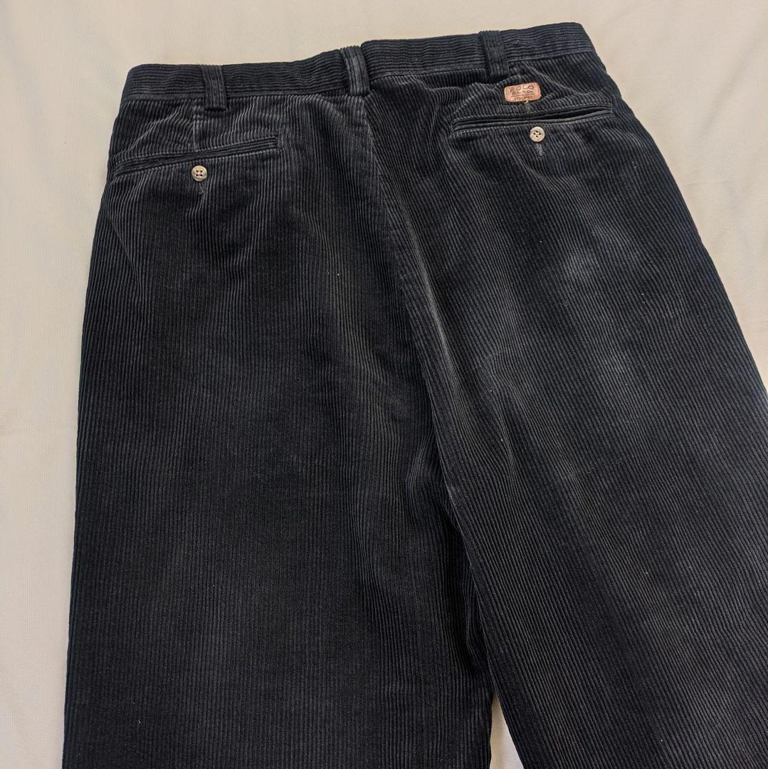ポロ ラルフローレン　コーデュロイパンツ　黒　w36　コーズ　ANDREW