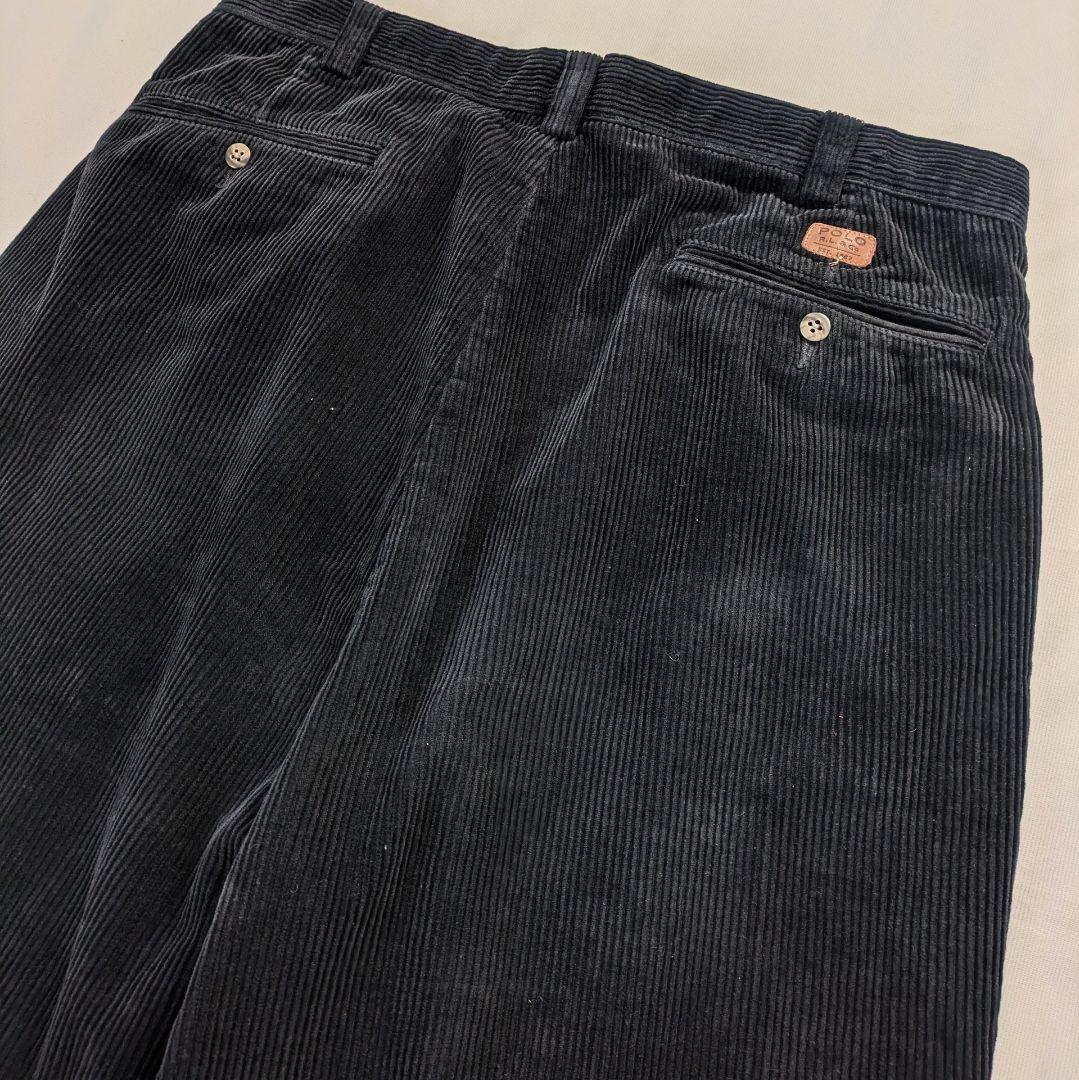 ポロ ラルフローレン　コーデュロイパンツ　黒　w36　コーズ　ANDREW