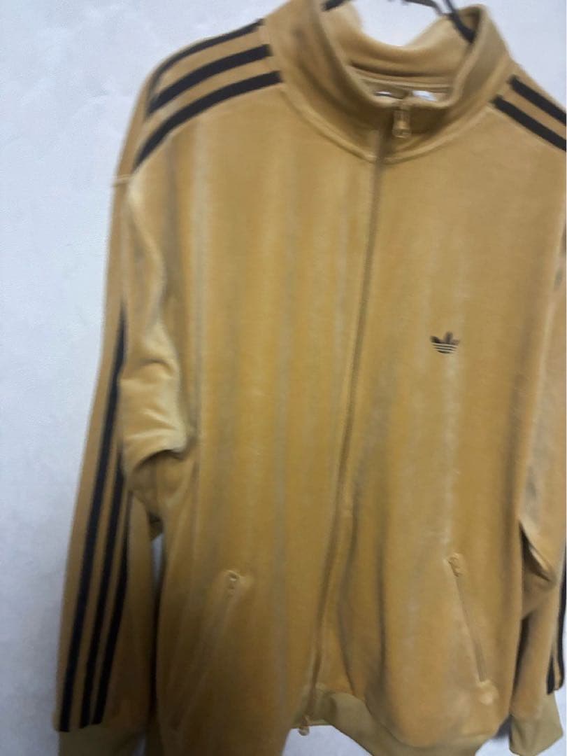 adidas アディダス ベロアジャージ トラックジャケット 2XLサイズ 美品