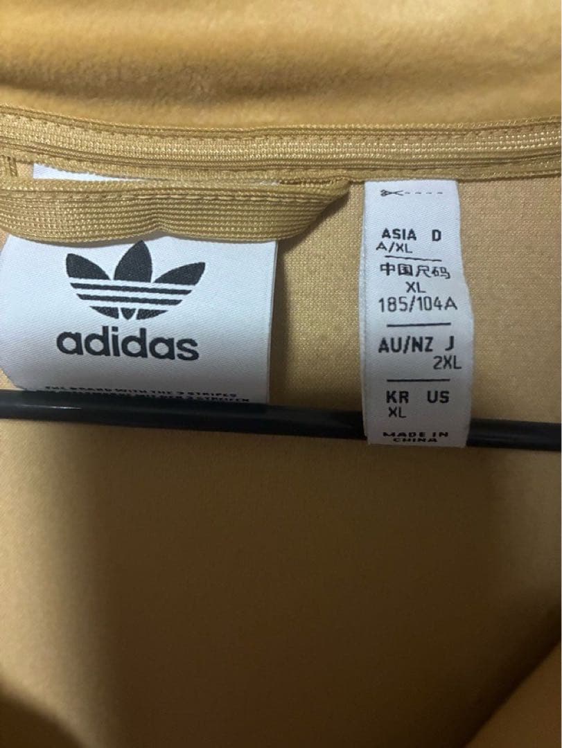 adidas アディダス ベロアジャージ トラックジャケット 2XLサイズ 美品