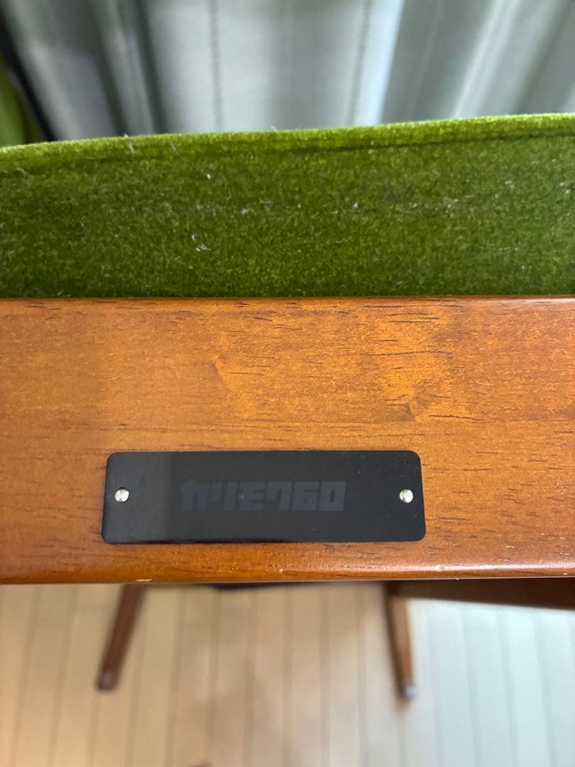 【カリモク60】Kチェア　2シーター　ソファ　モケットグリーン