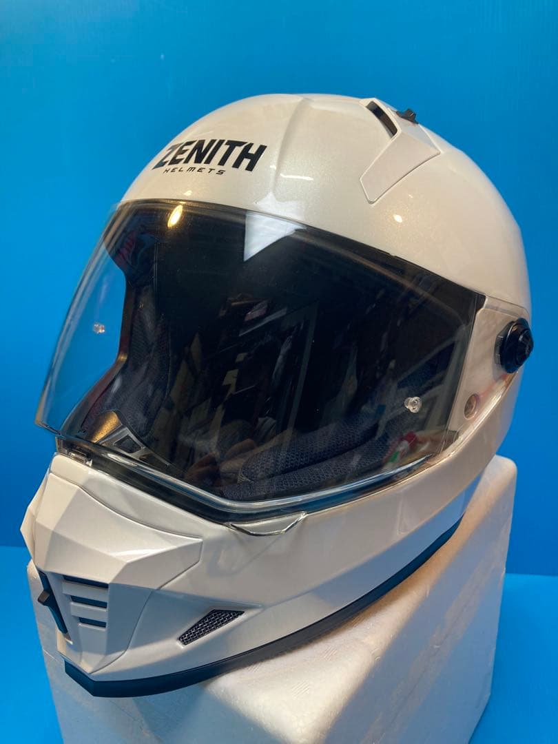 【超美品】ヤマハ ゼニスヘルメット YX-6 ホワイトM オフ&アドベンチャー