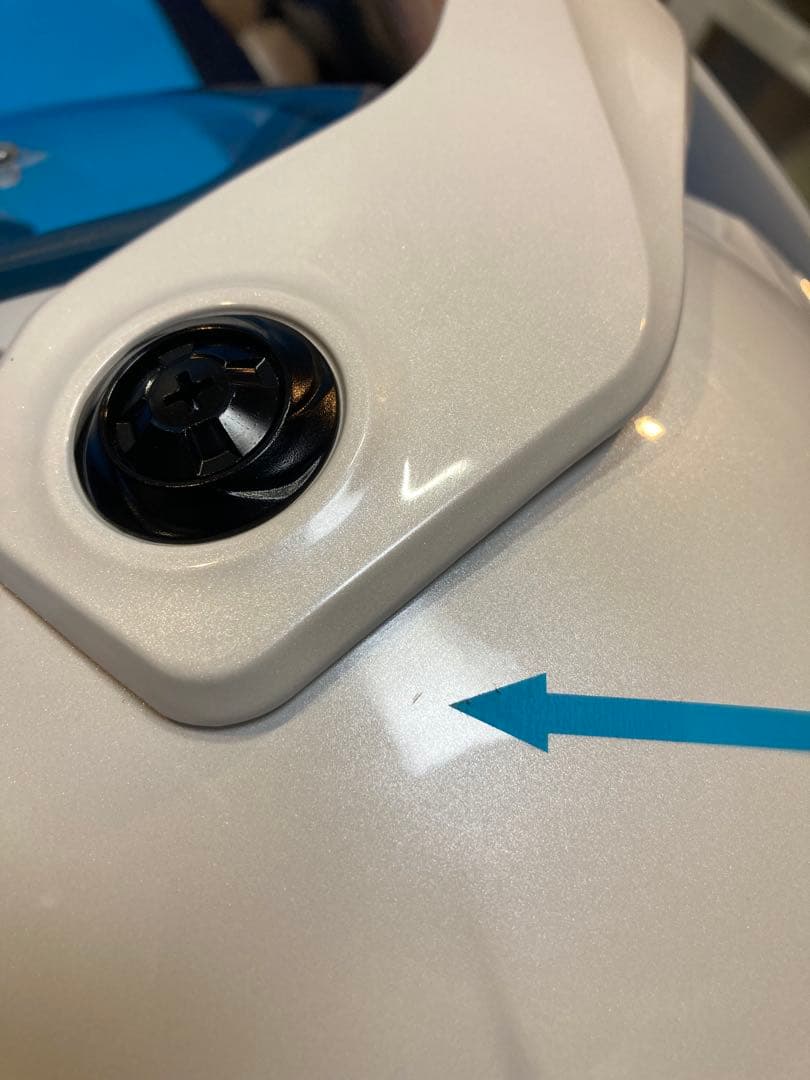 【超美品】ヤマハ ゼニスヘルメット YX-6 ホワイトM オフ&アドベンチャー