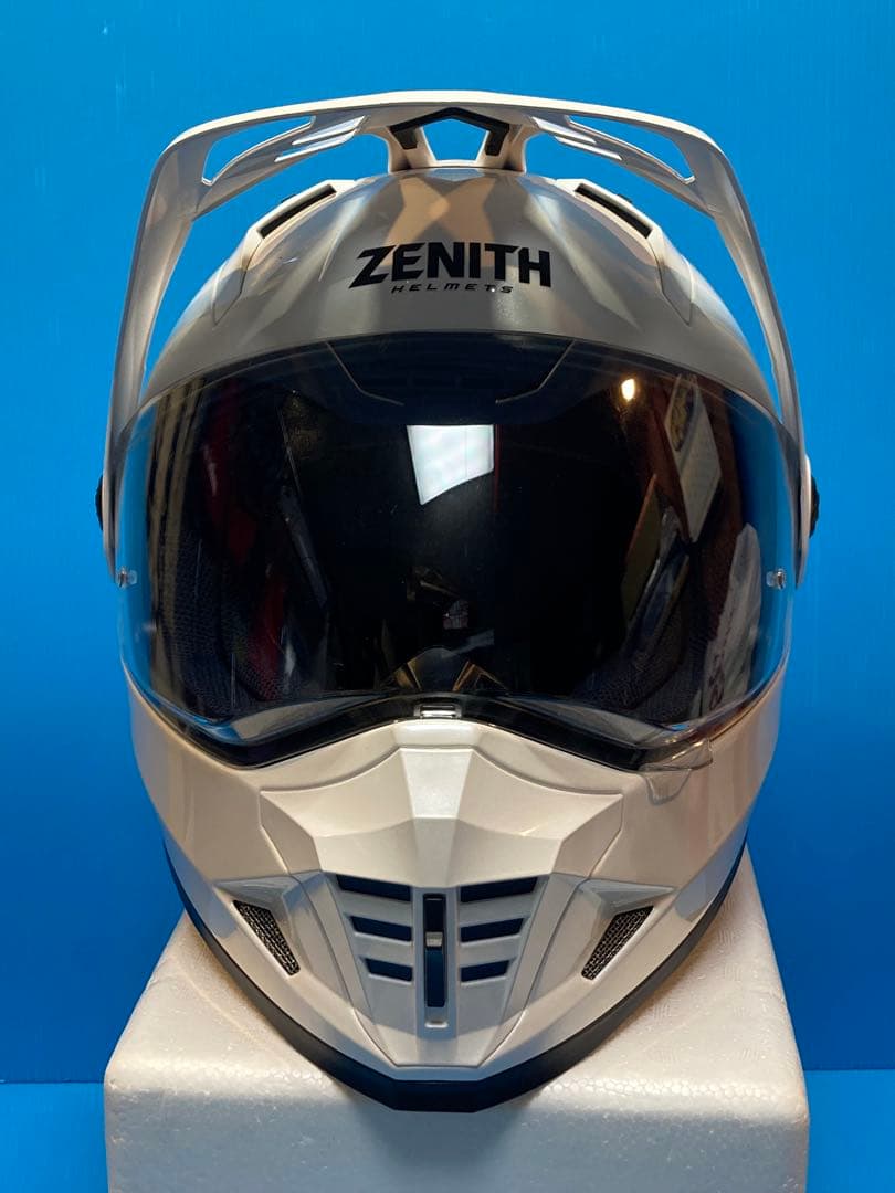 【超美品】ヤマハ ゼニスヘルメット YX-6 ホワイトM オフ&アドベンチャー