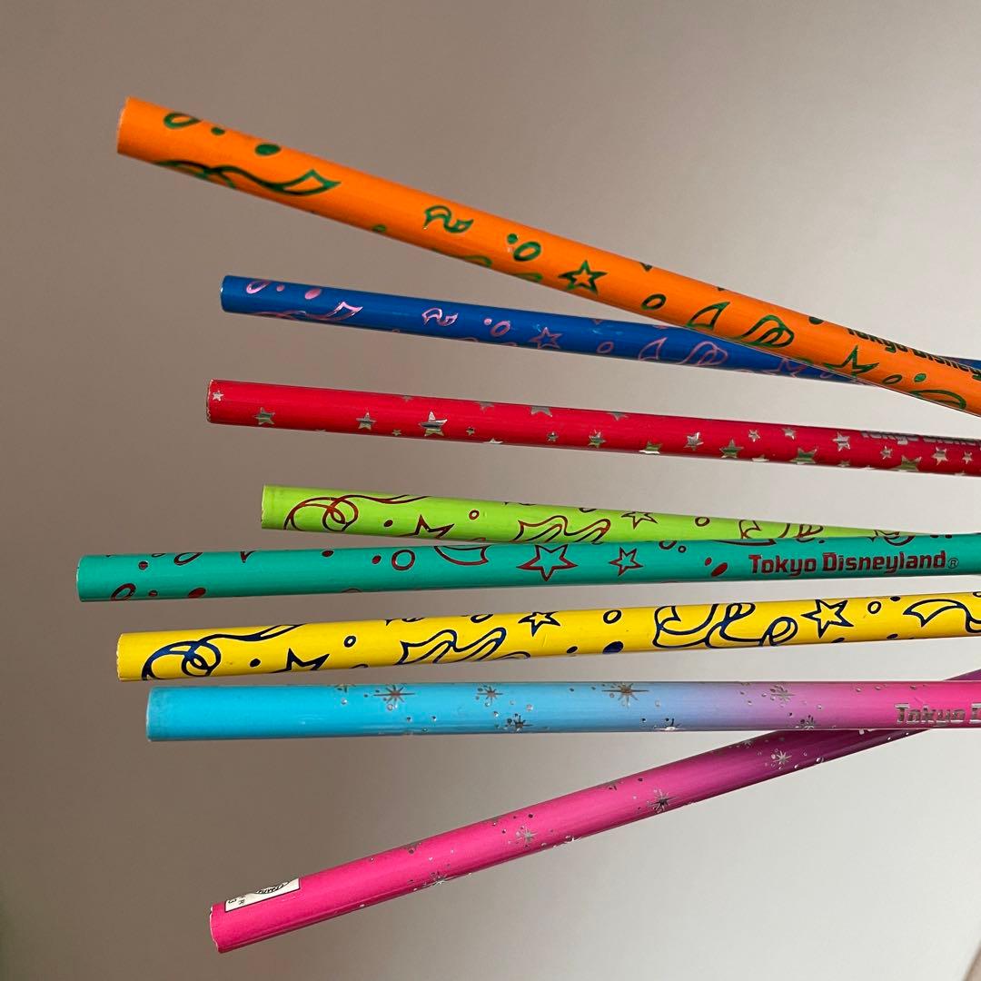 激レア マスコット鉛筆セット ディズニーランド レトロ