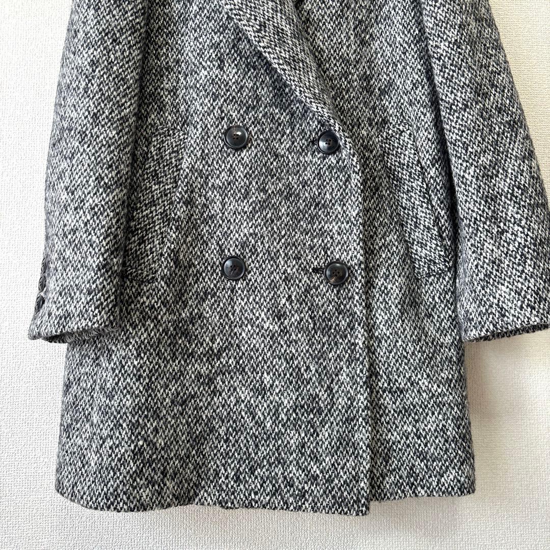 美品✨23区 Moessmer ダブルブレスト ツイード ウール100% コート