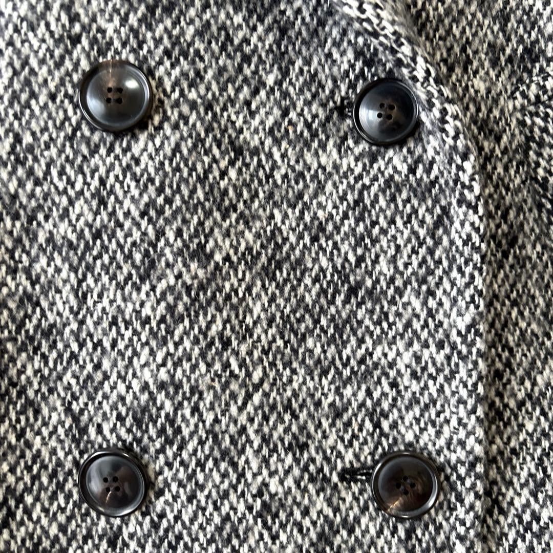 美品✨23区 Moessmer ダブルブレスト ツイード ウール100% コート