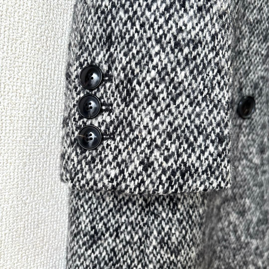 美品✨23区 Moessmer ダブルブレスト ツイード ウール100% コート