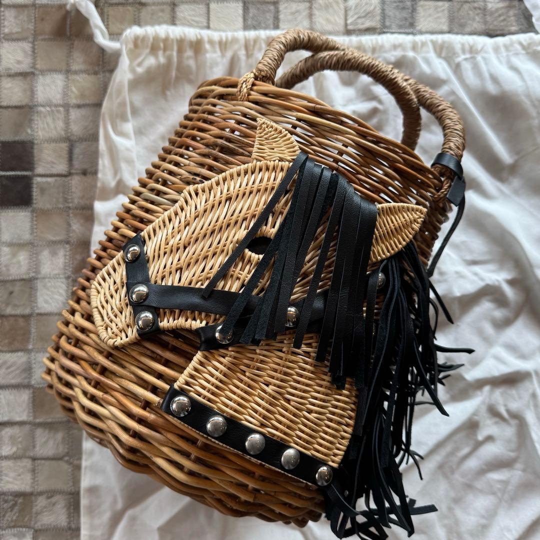 Yukako様　LUDLOW ラドロー　希少　ホースバスケット　馬　カゴバッグ