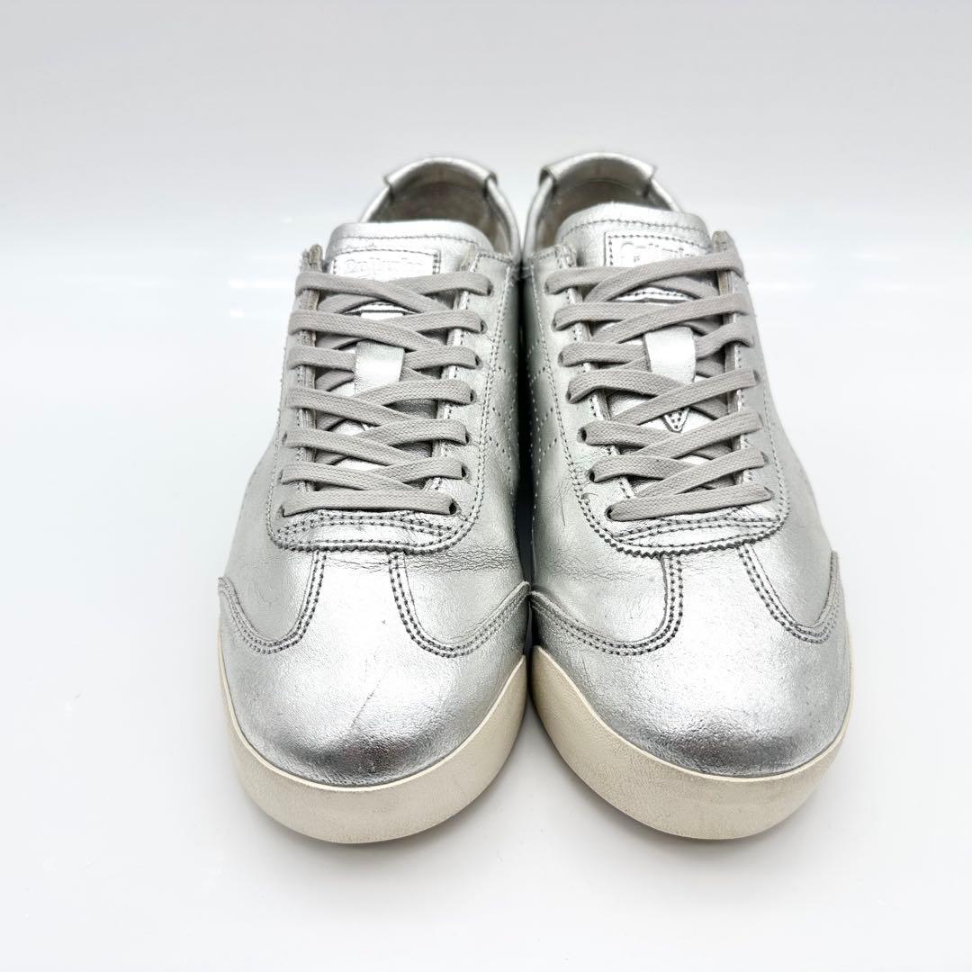 オニツカタイガー メキシコ 66 SD PF シルバー レザー ボリューム 厚底