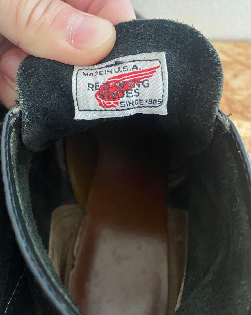 レッドウィング　アイリッシュセッター　8165 黒　26.0