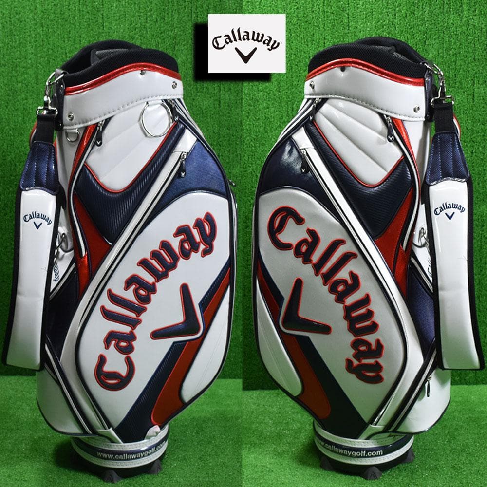Callaway/キャロウェイ キャディバッグ9型【トリコロール】超美品！