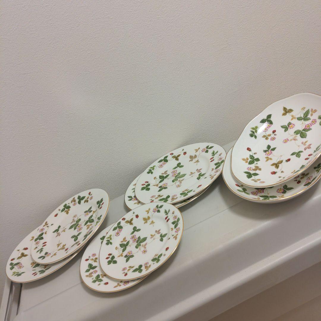 ウェッジウッド　ワイルドストロベリー　 食器セット 8枚　2枚セット